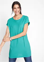 Boxy longshirt, kortärmad, bonprix