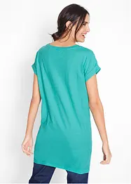 Boxy longshirt, kortärmad, bonprix