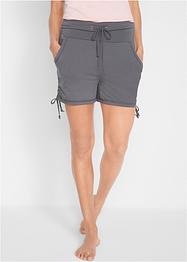 Mjukisshorts med rynk, bpc bonprix collection