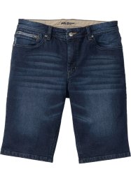 Stretchiga jeansbermudas, smal passform, bonprix