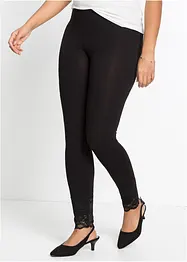 Leggings med spets, bonprix