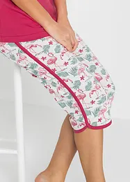 Pyjamas med capribyxor, bonprix