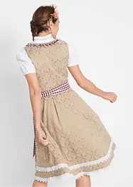 Dirndl med förkläde, knälång (2 delar), bonprix