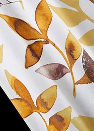 Mikrofibergardinlängd med bladmönster (1-pack), bpc living bonprix collection