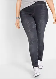 Leggings med jeanslook, bonprix