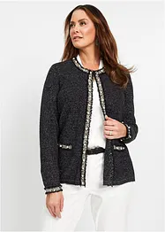 Cardigan med pärlor, bonprix