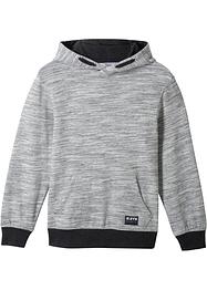 Luvtröja för pojkar, melerad, bpc bonprix collection