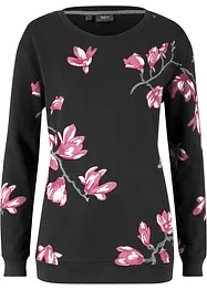 Sweatshirt i ledigt snitt av ren bomull, bonprix