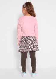 Topp + kjol + leggings + hårband för flickor (4 delar), bpc bonprix collection