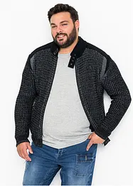 Cardigan med strukturerad stickning, bonprix