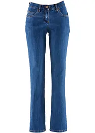 Stretchjeans med hög midja, raka ben, bonprix