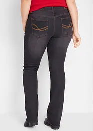 Stretchjeans med medelhög midja, bootcut, bonprix