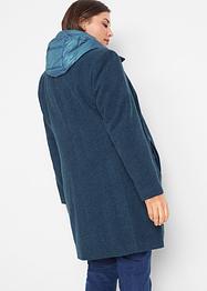 Kort vinterkappa med ylle och 2-i-1-look, John Baner JEANSWEAR
