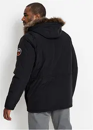 Vadderad parkas med sportiga detaljer, bonprix