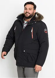 Vadderad parkas med sportiga detaljer, bonprix