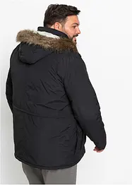 Vadderad parkas med sportiga detaljer, bonprix