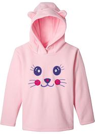 Luvtröja i fleece, för flickor, bpc bonprix collection