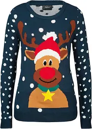 Tröja med julmotiv, bonprix