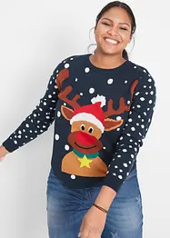 Tröja med julmotiv, bonprix