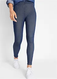 Mysiga termoleggings med jeanslook, bonprix