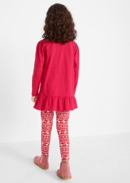 Juligt set med topp och leggings, för flickor (2 delar), bpc bonprix collection