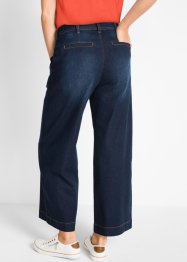 7/8-jeans med hög midja och knytskärp, ledig passform, bpc bonprix collection