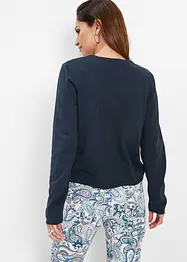 Kort cardigan med bomull, bonprix