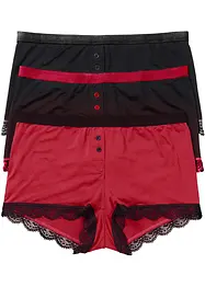 Boxertrosa för dam i mikrofiber (3-pack), bonprix