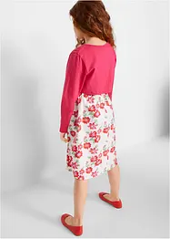 Klänning + skärp + bolero för barn (3 delar), bonprix