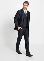 Kostym med väst och slips (4 delar) Regular Fit, bonprix