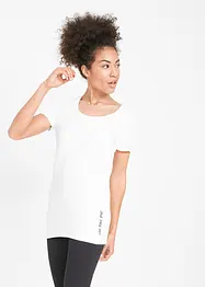 Longshirt med texttryck (2-pack), bonprix