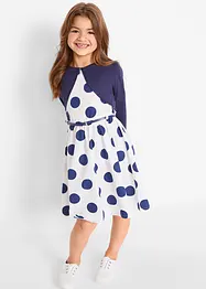 Klänning + skärp + bolero för barn (3 delar), bonprix