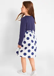 Klänning + skärp + bolero för barn (3 delar), bonprix