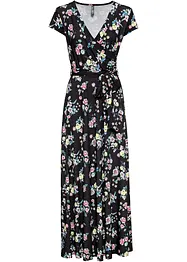 Maxiklänning med omlottlook, bonprix