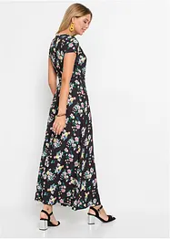 Maxiklänning med omlottlook, bonprix