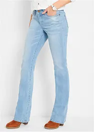 Stretchjeans med medelhög midja, bootcut, bonprix