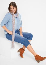 Jeansblus, extralång, John Baner JEANSWEAR