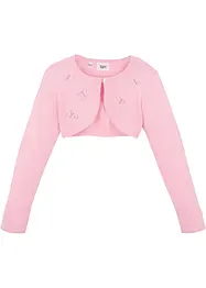 Stickad bolero med fjärilsapplikation, bonprix