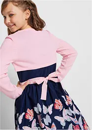 Stickad bolero med fjärilsapplikation, bonprix