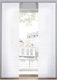Ogenomskinlig panelgardin med strukturerad yta (1-pack), bpc living bonprix collection
