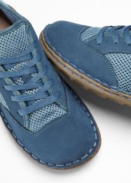 Bekväma skinnsneakers med dekorativ materialmix, bpc selection