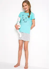 Pyjamas med shorts (2 delar), bonprix