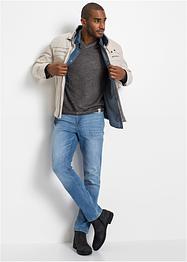 Jeanskjorta, kortärmad, smal passform, John Baner JEANSWEAR