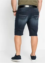 Stretchiga jeansbermudas, smal passform, bonprix