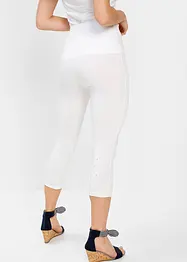 Caprileggings med glittrande stenar, bonprix