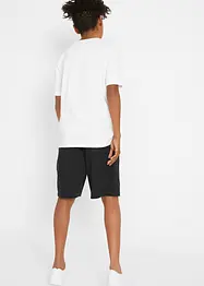 T-shirt och jerseybermudas för barn (2 delar) i ren bomull, bonprix