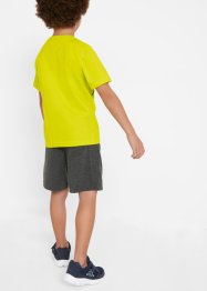 T-shirt med vändbara paljetter + shorts för pojkar (2 delar), bpc bonprix collection