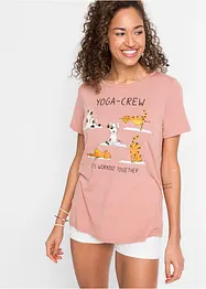 T-shirt med tryck, bonprix