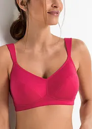BH utan bygel med ekologisk bomull (2-pack), bonprix