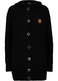 Cardigan med luva, bonprix